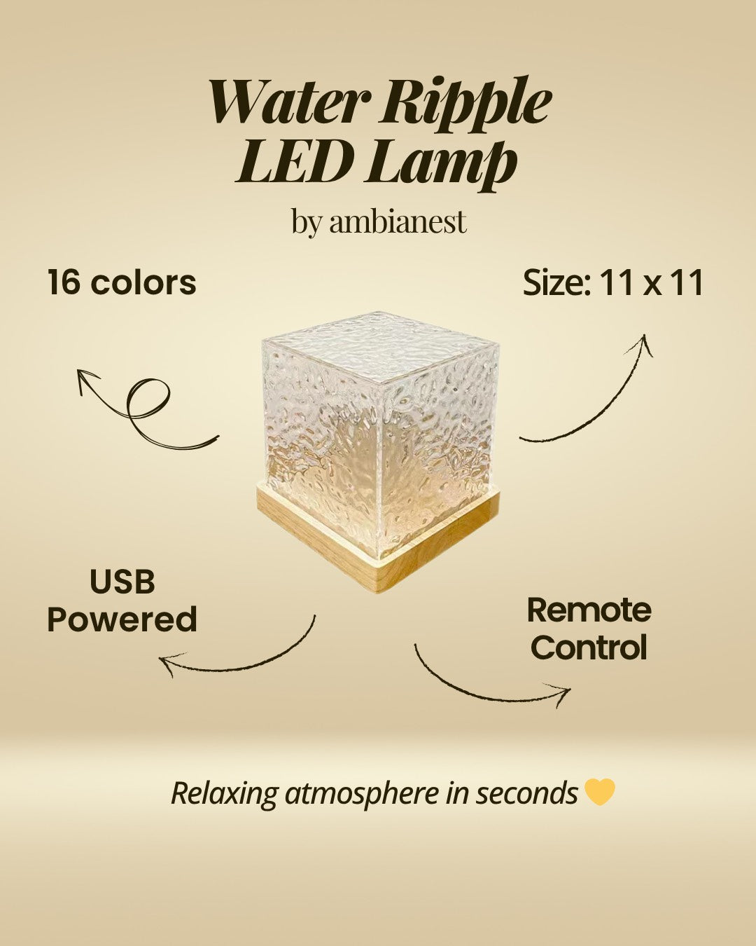 Ocean Glow Lamp by Ambianest