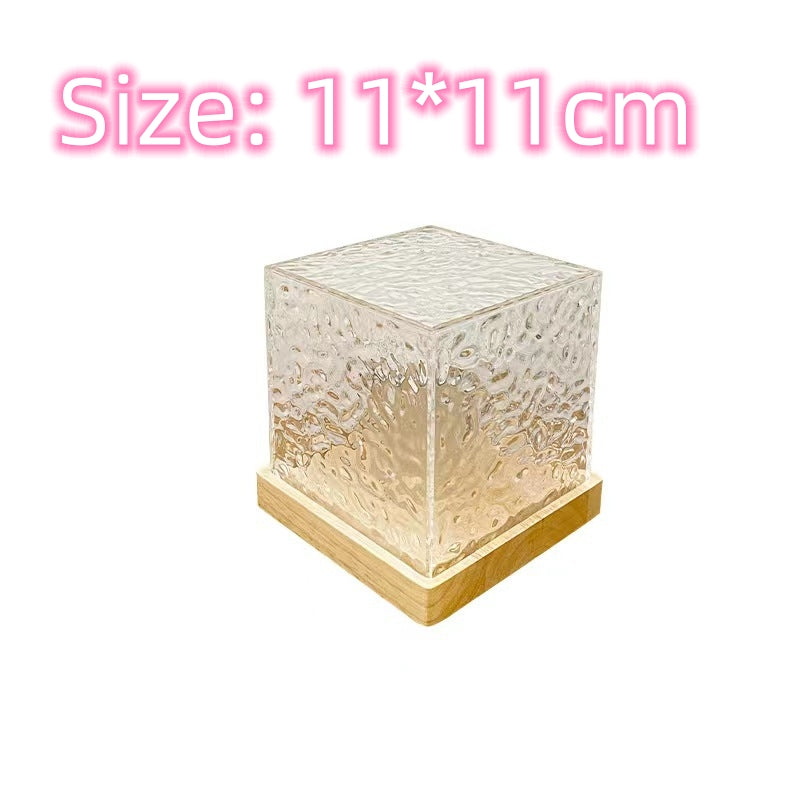 16 Colors LED Water Ripple Crystal Lamp