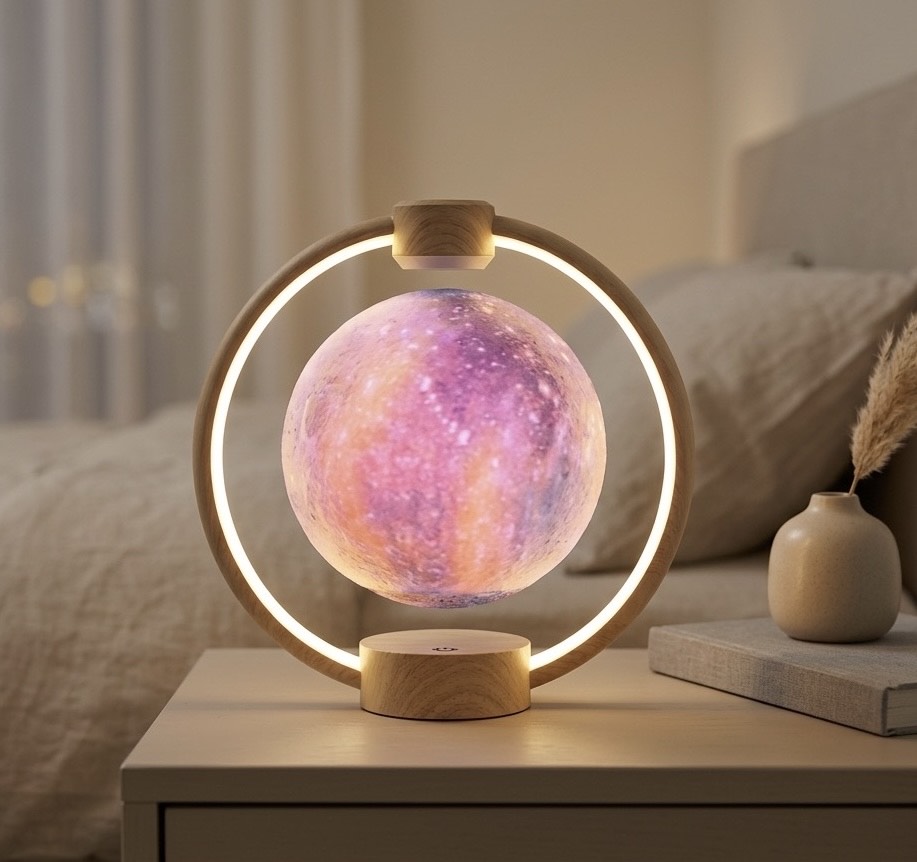 Magnetic Moon Lamp by Ambianest